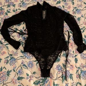 NWT Lace Mockneck Bodysuit